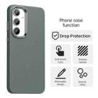 For Samsung Galaxy S24 FE 5G Carbon Fiber Series IMD Phone Case(Grey) - 2