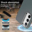 For Samsung Galaxy S24 FE 5G Carbon Fiber Series IMD Phone Case(Grey) - 3