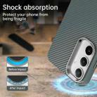 For Samsung Galaxy S23 FE 5G Carbon Fiber Series IMD Phone Case(Grey) - 3