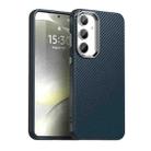 For Samsung Galaxy S24 5G Carbon Fiber Series IMD Phone Case(Blue) - 1