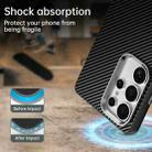 For Samsung Galaxy S25 Ultra 5G Carbon Fiber Series IMD Phone Case(Black) - 3