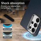 For Samsung Galaxy S25 Ultra 5G Carbon Fiber Series IMD Phone Case(Blue) - 3