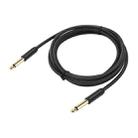 6.35mm 1/4 TRS Male to Male Electric Guitar Audio Cable, Length:3m - 2