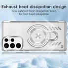 For Samsung Galaxy S24 Ultra 5G Ice Sense Series Graphene Cooling MagSafe Holder Phone Case(Silver) - 3