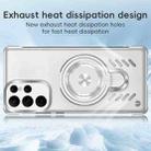 For Samsung Galaxy S23 Ultra 5G Ice Sense Series Graphene Cooling MagSafe Holder Phone Case(Orange) - 3