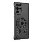 For Samsung Galaxy S23 Ultra 5G Ice Sense Series Graphene Cooling MagSafe Holder Phone Case(Black) - 2