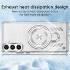 For Samsung Galaxy S24 5G Ice Sense Series Graphene Cooling MagSafe Holder Phone Case(Orange) - 3