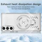 For Samsung Galaxy S23+ 5G Ice Sense Series Graphene Cooling MagSafe Holder Phone Case(Silver) - 3