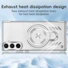 For Samsung Galaxy S23 5G Ice Sense Series Graphene Cooling MagSafe Holder Phone Case(Silver) - 3