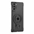 For Samsung Galaxy S21+ 5G Ice Sense Series Graphene Cooling MagSafe Holder Phone Case(Black) - 2