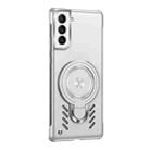 For Samsung Galaxy S21 5G Ice Sense Series Graphene Cooling MagSafe Holder Phone Case(Silver) - 2