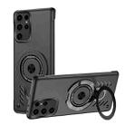 For Samsung Galaxy S25 Ultra 5G Ice Sense Series Graphene Cooling MagSafe Holder Phone Case(Black) - 1
