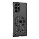 For Samsung Galaxy S25 Ultra 5G Ice Sense Series Graphene Cooling MagSafe Holder Phone Case(Black) - 2