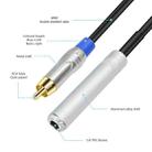 6.35mm 1/4 TRS Stereo Female to Dual RCA Male Y-type Audio Cable, Length:50cm - 3