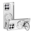 For Xiaomi 15 Pro Ice Sense Series Graphene Cooling MagSafe Holder Phone Case(Silver) - 1