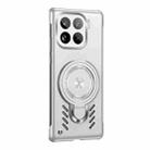 For Xiaomi 15 Pro Ice Sense Series Graphene Cooling MagSafe Holder Phone Case(Silver) - 2