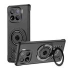 For Xiaomi 15 Pro Ice Sense Series Graphene Cooling MagSafe Holder Phone Case(Black) - 1