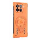 For Xiaomi 15 Ice Sense Series Graphene Cooling MagSafe Holder Phone Case(Orange) - 2