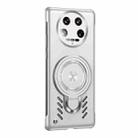 For Xiaomi 14 Ultra Ice Sense Series Graphene Cooling MagSafe Holder Phone Case(Silver) - 2