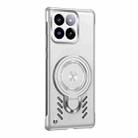For Xiaomi 14 Pro Ice Sense Series Graphene Cooling MagSafe Holder Phone Case(Silver) - 2