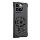 For Xiaomi 14 Pro Ice Sense Series Graphene Cooling MagSafe Holder Phone Case(Black) - 2