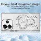 For Redmi Note 14 5G Ice Sense Series Graphene Cooling MagSafe Holder Phone Case(Silver) - 3