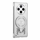 For vivo X200 Pro Ice Sense Series Graphene Cooling MagSafe Holder Phone Case(Silver) - 2
