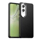 For OPPO K12x Carbon Fiber Series IMD Phone Case(Black) - 1