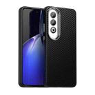 For OPPO K12x 5G India Carbon Fiber Series IMD Phone Case(Black) - 1