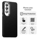 For OPPO K12x 5G India Carbon Fiber Series IMD Phone Case(Black) - 2