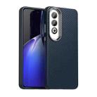 For OPPO K12x 5G India Carbon Fiber Series IMD Phone Case(Blue) - 1