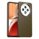 For OPPO Reno12 F 4G Carbon Fiber Series IMD Phone Case(Brown) - 1