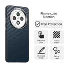 For OPPO Reno12 F 5G Carbon Fiber Series IMD Phone Case(Blue) - 2