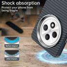 For OPPO Reno12 F 5G Carbon Fiber Series IMD Phone Case(Blue) - 3