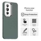 For OPPO Reno12 Global Carbon Fiber Series IMD Phone Case(Grey) - 2
