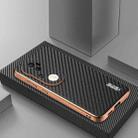 For vivo S20 Pro AZNS Electroplated Edge Carbon Fiber Texture Phone Case(Black) - 2