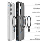 For Samsung Galaxy S25 5G DUX DUCIS Yind Series MagSafe TPU Hybrid PC Phone Case with Stand(Black) - 3