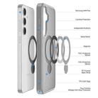 For Samsung Galaxy S25+ 5G DUX DUCIS Yind Series MagSafe TPU Hybrid PC Phone Case with Stand(Grey) - 3