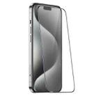 For iPhone 15 Pro JOYROOM Knight Series 2.5D Full Screen HD Tempered Glass Film - 1