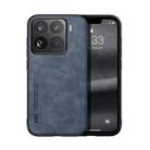 For Xiaomi 15 Pro Skin Feel Magnetic Leather Back Phone Case(Blue) - 1