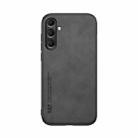 For Samsung Galaxy A16 4G Skin Feel Magnetic Leather Back Phone Case(Dark Grey) - 2