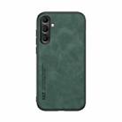 For Samsung Galaxy A16 4G Skin Feel Magnetic Leather Back Phone Case(Green) - 2