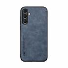 For Samsung Galaxy A16 4G Skin Feel Magnetic Leather Back Phone Case(Blue) - 2