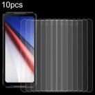 For Doogee V40 Pro 10pcs 3D 0.3mm Fine Hole High Aluminum Tempered Glass Film - 1