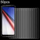 For Doogee V40 Pro 50pcs 3D 0.3mm Fine Hole High Aluminum Tempered Glass Film - 1