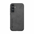 For Samsung Galaxy S25 5G Skin Feel Magnetic Leather Back Phone Case(Dark Grey) - 2
