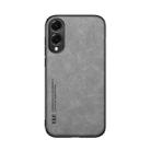 For Samsung Galaxy S25 Edge 5G Skin Feel Magnetic Leather Back Phone Case(Light Grey) - 2