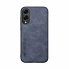 For Samsung Galaxy S25 Edge 5G Skin Feel Magnetic Leather Back Phone Case(Blue) - 2