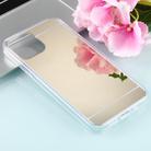 For iPhone 12 mini TPU + Acrylic Luxury Plating Mirror Phone Case Cover(Gold) - 1