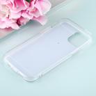 For iPhone 12 Pro Max TPU + Acrylic Luxury Plating Mirror Phone Case Cover(Silver) - 3